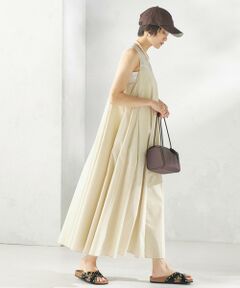 SHIPS / シップス ロング・マキシ丈ワンピース | 《予約》〈手洗い可能〉シアー 切替 フレア ワンピース