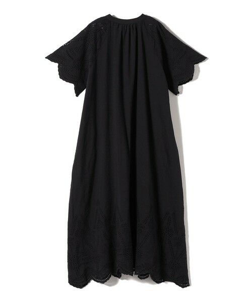 SHIPS / シップス ロング・マキシ丈ワンピース | Fanaka:〈手洗い可能〉アイレット スカラップ ショート スリーブ ワンピース | 詳細1