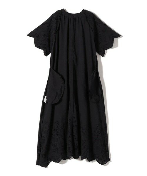 SHIPS / シップス ロング・マキシ丈ワンピース | Fanaka:〈手洗い可能〉アイレット スカラップ ショート スリーブ ワンピース | 詳細2