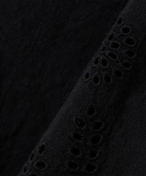 SHIPS / シップス ロング・マキシ丈ワンピース | Fanaka:〈手洗い可能〉アイレット スカラップ ショート スリーブ ワンピース | 詳細8