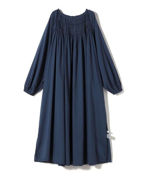 SHIPS / シップス ロング・マキシ丈ワンピース | Fanaka:〈手洗い可能〉ギャザー スキッパー ワンピース | 詳細5