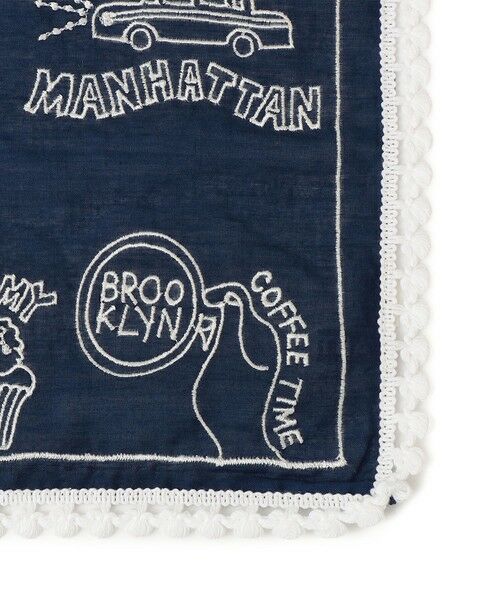 SHIPS / シップス マフラー・ショール・スヌード・ストール | ANATHA: NEW YORK 刺繍 バンダナ スカーフ | 詳細1