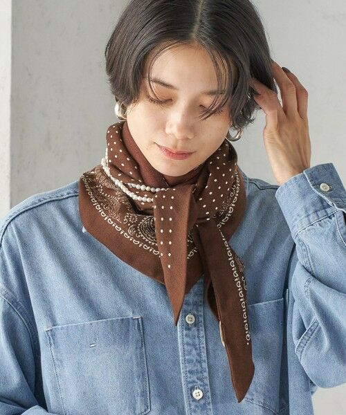 SHIPS / シップス バンダナ・スカーフ | 《予約》destin: Judy Triangle Bandana | 詳細2