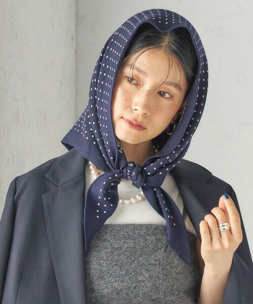 SHIPS / シップス バンダナ・スカーフ | 《予約》destin: Judy Triangle Bandana（ネイビー）