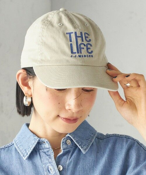 SHIPS / シップス キャップ | 《予約》〈洗濯機可能〉J.J.MERCER: 刺繍 ロゴ キャップ | 詳細1