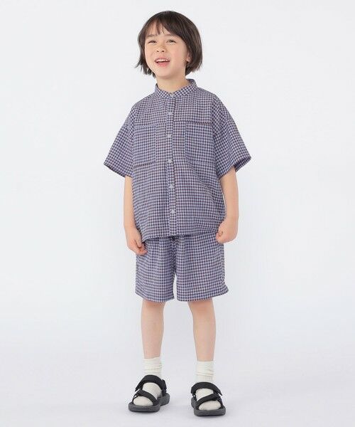 SHIPS / シップス シャツ・ブラウス | SHIPS KIDS:100〜130cm /〈UVカット/吸水速乾〉ドライタッチ バンドカラー シャツ | 詳細4