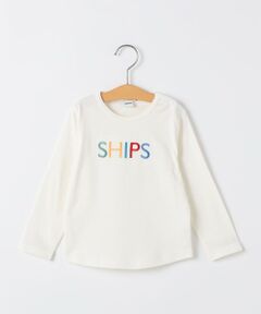 SHIPS / シップス Tシャツ | SHIPS KIDS:80〜90cm /ベビー ロゴ ロングスリーブ Tシャツ