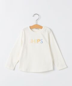 SHIPS / シップス Tシャツ | SHIPS KIDS:80〜90cm /ベビー ロゴ ロングスリーブ Tシャツ