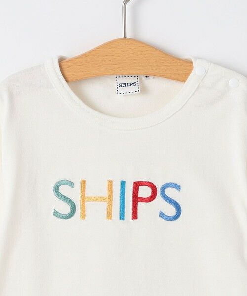 SHIPS / シップス Tシャツ | SHIPS KIDS:80〜90cm /ベビー ロゴ ロングスリーブ Tシャツ | 詳細2