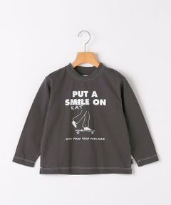 SHIPS / シップス Tシャツ | ARCH&LINE: 100〜145cm /プリント 長袖 Tシャツ