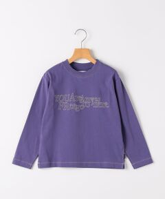 SHIPS / シップス Tシャツ | ARCH&LINE:100〜145cm / ステッチ 刺繍 長袖 Tシャツ