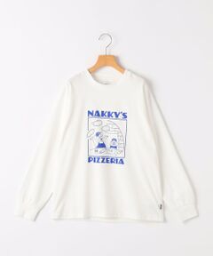 SHIPS / シップス Tシャツ | ARCH&LINE:145〜155cm / オリジナル グラフィック コットン 長袖 Ｔシャツ
