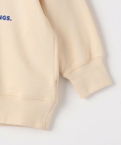 SHIPS / シップス スウェット | ARCH＆LINE:100〜110cm / メッセージ ロゴ プリント スウェット | 詳細4
