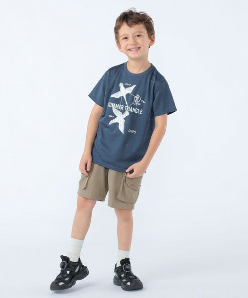 SHIPS / シップス Tシャツ | SHIPS KIDS:100〜130cm /〈接触冷感/吸水速乾〉サマー トライアングル Tシャツ | 詳細20
