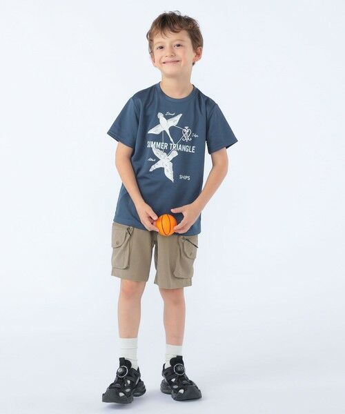 SHIPS / シップス Tシャツ | SHIPS KIDS:100〜130cm /〈接触冷感/吸水速乾〉サマー トライアングル Tシャツ | 詳細21