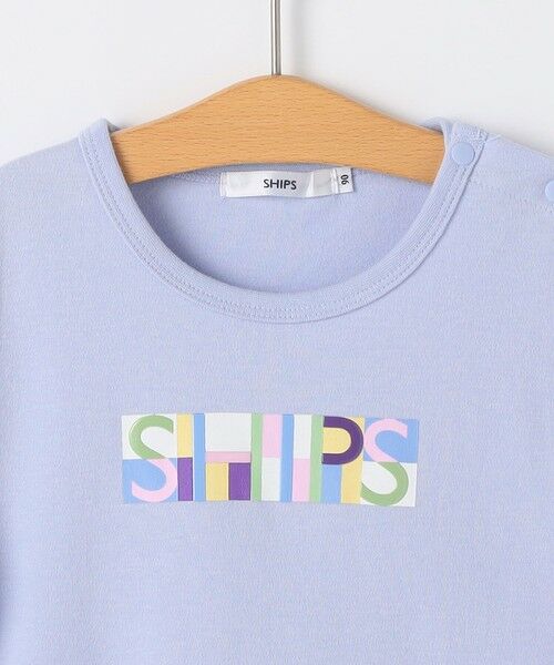 SHIPS / シップス Tシャツ | SHIPS KIDS:80〜90cm /ブロックフォント ロゴ Tシャツ | 詳細3