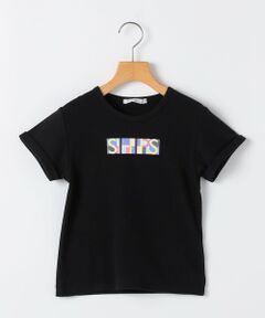 SHIPS / シップス Tシャツ | SHIPS KIDS:100〜130cm /ブロックフォント ロゴ Tシャツ