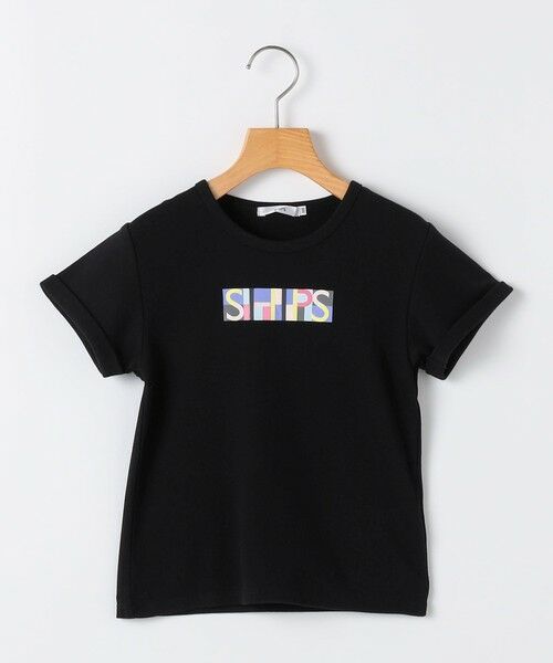 SHIPS / シップス Tシャツ | SHIPS KIDS:100〜130cm /ブロックフォント ロゴ Tシャツ | 詳細5