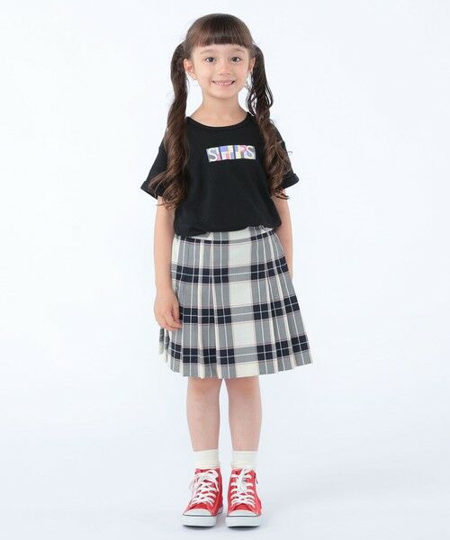 SHIPS / シップス Tシャツ | SHIPS KIDS:100〜130cm /ブロックフォント ロゴ Tシャツ | 詳細3