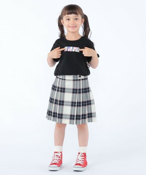 SHIPS / シップス Tシャツ | SHIPS KIDS:100〜130cm /ブロックフォント ロゴ Tシャツ | 詳細4