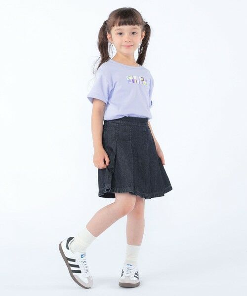 SHIPS / シップス Tシャツ | SHIPS KIDS:100〜130cm /ブロックフォント ロゴ Tシャツ | 詳細13