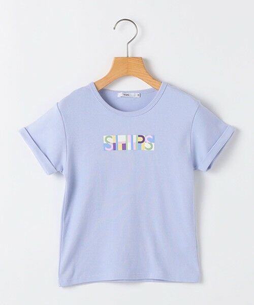 SHIPS / シップス Tシャツ | SHIPS KIDS:100〜130cm /ブロックフォント ロゴ Tシャツ | 詳細14