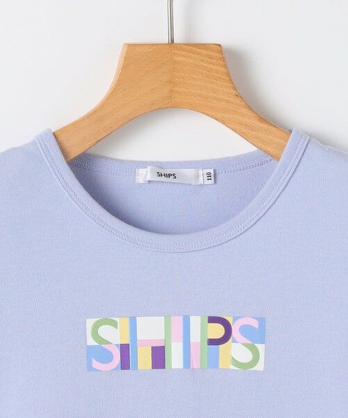 SHIPS / シップス Tシャツ | SHIPS KIDS:100〜130cm /ブロックフォント ロゴ Tシャツ | 詳細16
