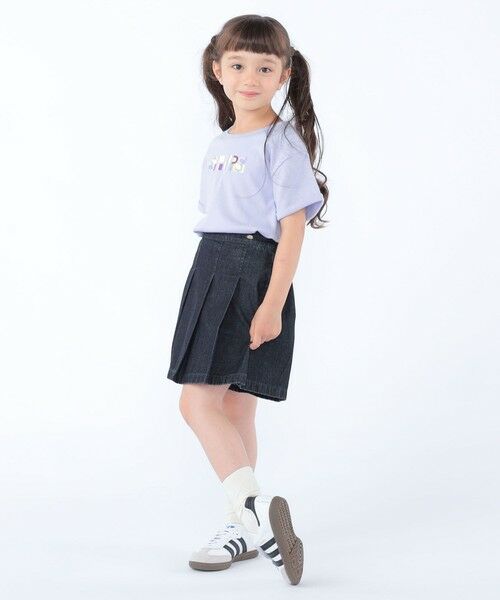 SHIPS / シップス Tシャツ | SHIPS KIDS:100〜130cm /ブロックフォント ロゴ Tシャツ | 詳細9