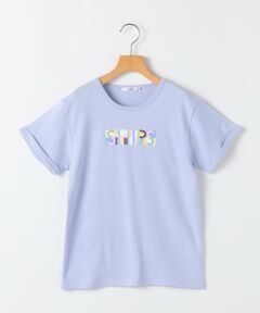 SHIPS / シップス Tシャツ | SHIPS KIDS:140〜150cm /ブロックフォント ロゴ Tシャツ