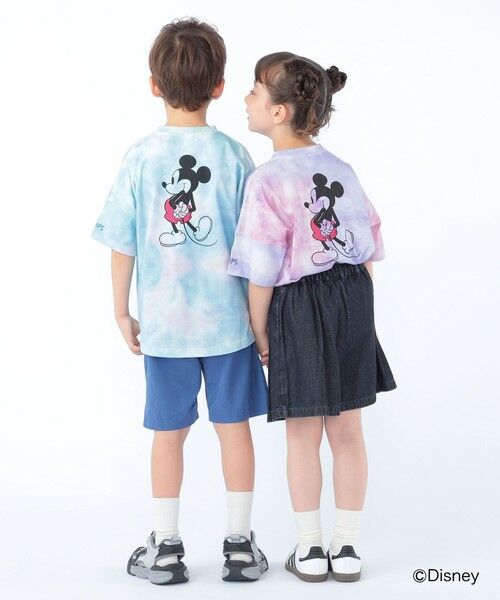 SHIPS / シップス Tシャツ | SHIPS KIDS:100〜125cm / ミッキーマウス プリント タイダイ風 Tシャツ | 詳細19