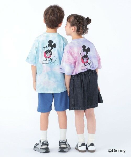 SHIPS / シップス Tシャツ | SHIPS KIDS:100〜125cm / ミッキーマウス プリント タイダイ風 Tシャツ | 詳細20