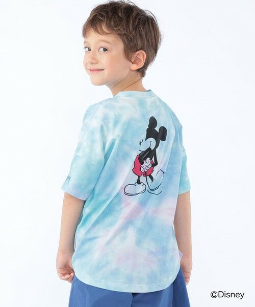 SHIPS / シップス Tシャツ | SHIPS KIDS:100〜125cm / ミッキーマウス プリント タイダイ風 Tシャツ | 詳細24
