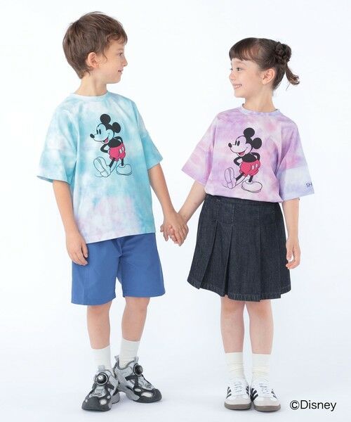 SHIPS / シップス Tシャツ | SHIPS KIDS:100〜125cm / ミッキーマウス プリント タイダイ風 Tシャツ | 詳細17