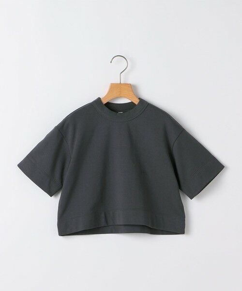 SHIPS / シップス Tシャツ | MOUN TEN.:110〜125cm / ワイド ショート Tシャツ（チャコールグレー）