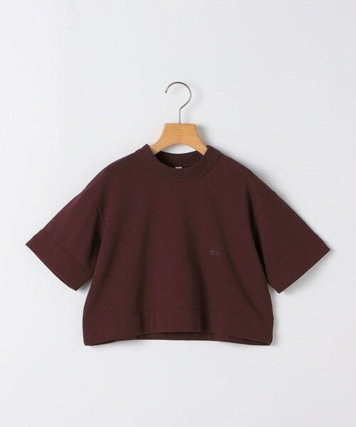 SHIPS / シップス Tシャツ | MOUN TEN.:110〜125cm / ワイド ショート Tシャツ（エンジ）
