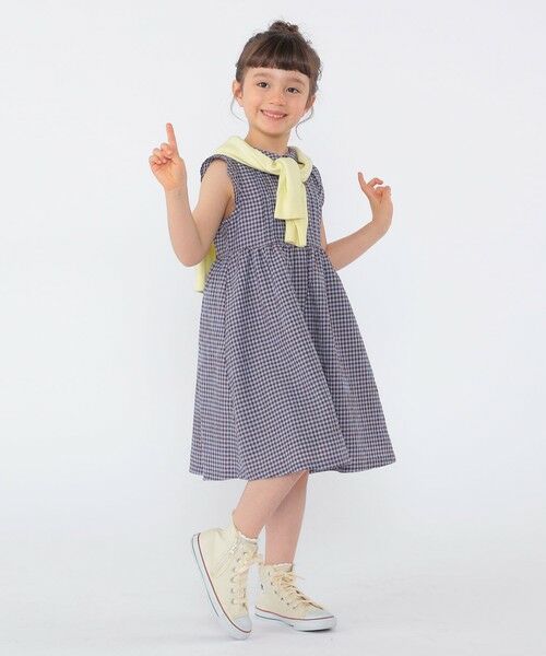 SHIPS / シップス ミニ丈・ひざ丈ワンピース | SHIPS KIDS:100〜130cm /〈UVカット/吸水速乾〉ドライタッチ ワンピース | 詳細4
