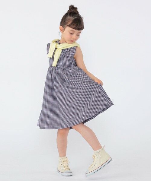 SHIPS / シップス ミニ丈・ひざ丈ワンピース | SHIPS KIDS:100〜130cm /〈UVカット/吸水速乾〉ドライタッチ ワンピース | 詳細5
