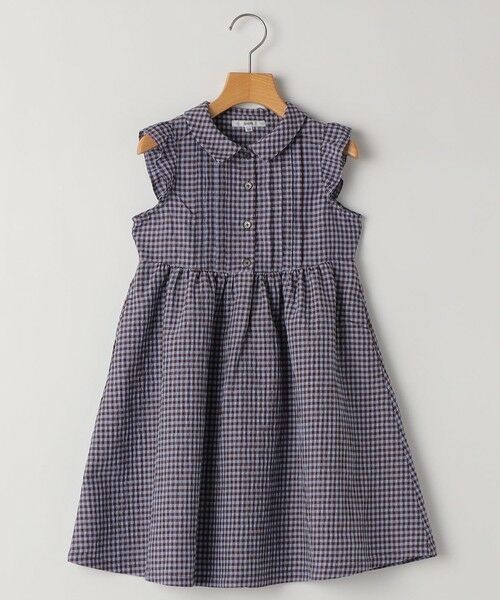 SHIPS / シップス ミニ丈・ひざ丈ワンピース | SHIPS KIDS:140〜150cm /〈UVカット/吸水速乾〉ドライタッチ ワンピース（ブラウン系）