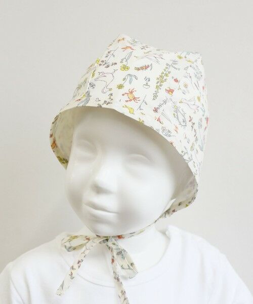 SHIPS / シップス ニットキャップ | SHIPS KIDS:リバティ ベビー ボンネット（ナチュラル）