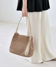 SHIPS / シップス トートバッグ | quaranciel: メッシュ タッセル トート バッグ