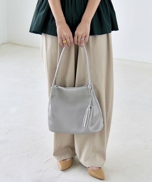 SHIPS / シップス トートバッグ | quaranciel: メッシュ タッセル トート バッグ | 詳細2