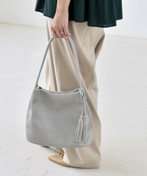 SHIPS / シップス トートバッグ | quaranciel: メッシュ タッセル トート バッグ | 詳細5