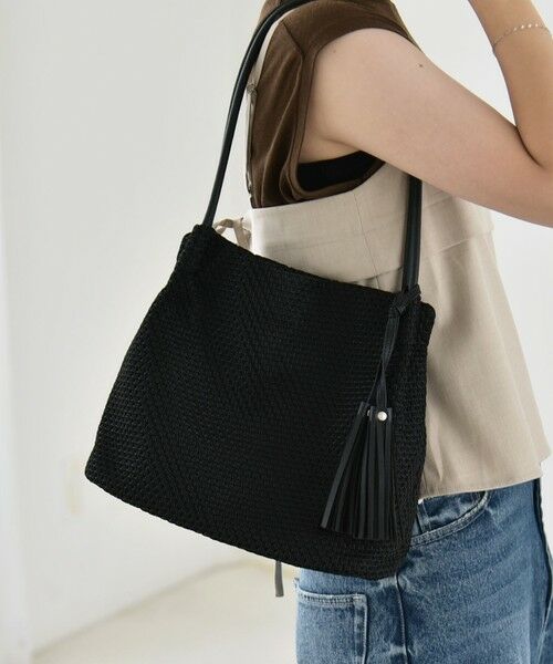 SHIPS / シップス トートバッグ | quaranciel: メッシュ タッセル トート バッグ | 詳細15