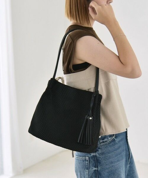 SHIPS / シップス トートバッグ | quaranciel: メッシュ タッセル トート バッグ | 詳細16