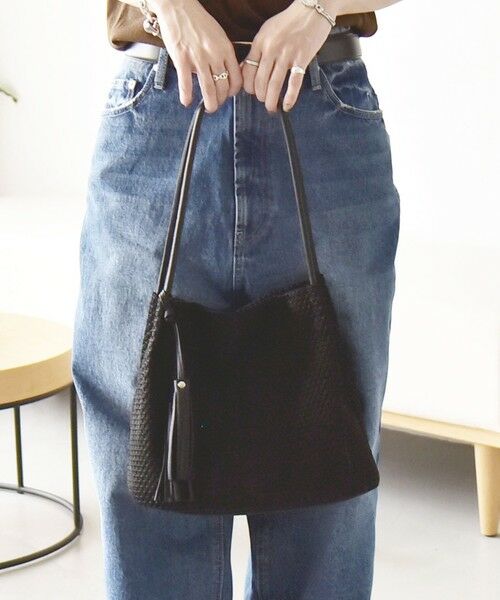 SHIPS / シップス トートバッグ | quaranciel: メッシュ タッセル トート バッグ | 詳細18