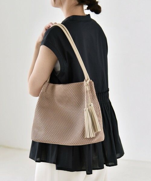 SHIPS / シップス トートバッグ | quaranciel: メッシュ タッセル トート バッグ | 詳細21