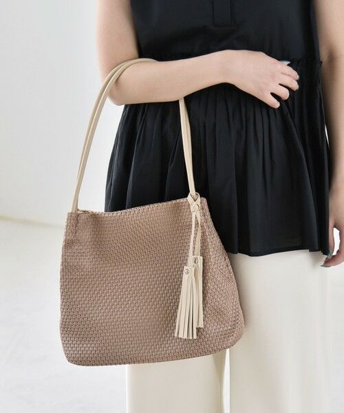 SHIPS / シップス トートバッグ | quaranciel: メッシュ タッセル トート バッグ | 詳細23