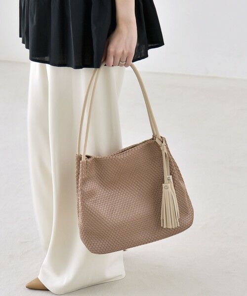 SHIPS / シップス トートバッグ | quaranciel: メッシュ タッセル トート バッグ | 詳細24
