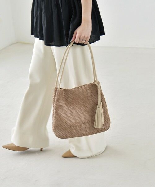 SHIPS / シップス トートバッグ | quaranciel: メッシュ タッセル トート バッグ | 詳細25