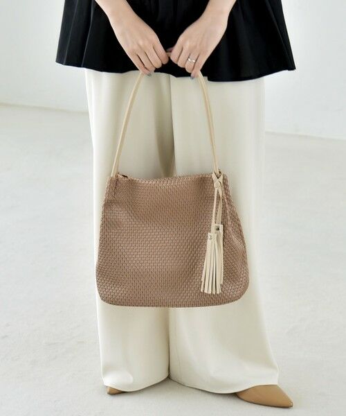 SHIPS / シップス トートバッグ | quaranciel: メッシュ タッセル トート バッグ | 詳細27